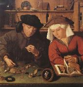Quentin Massys The Money-changer and his wife (mk08) oil